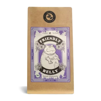 Friendly Belly 100g - Kamilla-édeskömény ízű tea gyomor- és bélrendszeri panaszokra